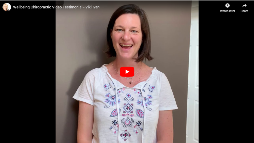 Wellbeing Chiropractic Video Testimonial – Viki Ivan