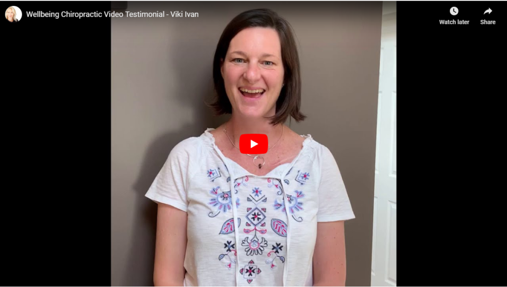 Wellbeing Chiropractic Video Testimonial - Viki Ivan