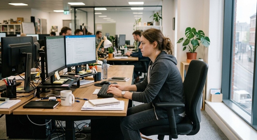 Desk Worker Syndrome – How Sitting 8 Hours Destroys Your Spine (And 3 Fixes)